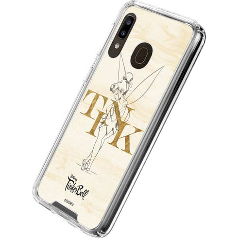 Disney Tinker Bell Tink Magic Pencil Art Galaxy A30 Clear Case