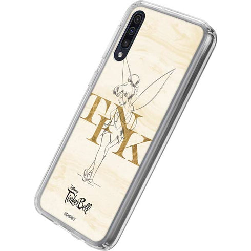 Disney Tinker Bell Tink Magic Pencil Art Galaxy A50 Clear Case