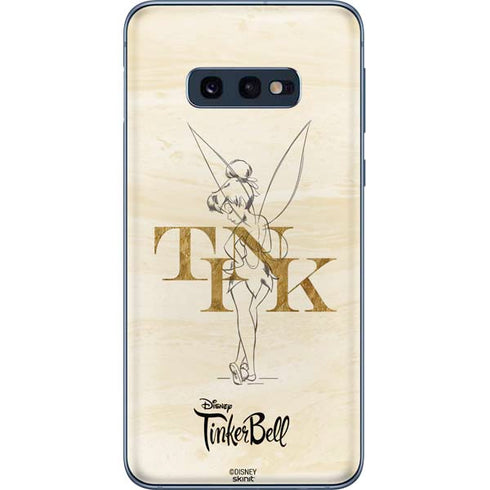 Disney Tinker Bell Tink Magic Pencil Art Galaxy S10e Skin