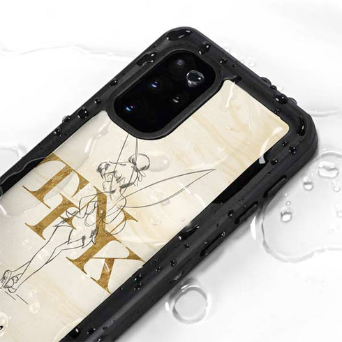 Disney Tinker Bell Tink Magic Pencil Art Galaxy S20 Plus Waterproof Case