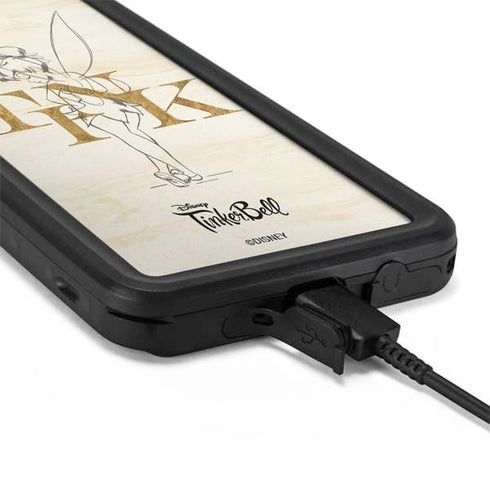 Disney Tinker Bell Tink Magic Pencil Art Galaxy S20 Waterproof Case