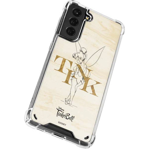 Disney Tinker Bell Tink Magic Pencil Art Galaxy S21 5G Clear Case