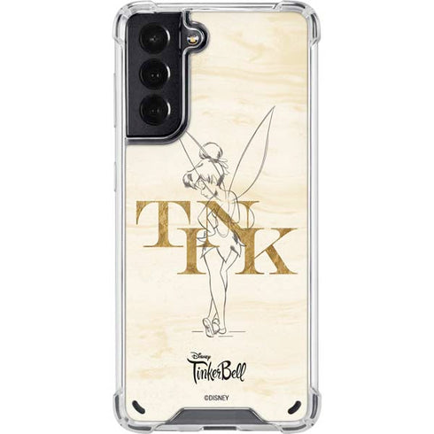 Disney Tinker Bell Tink Magic Pencil Art Galaxy S21 5G Clear Case