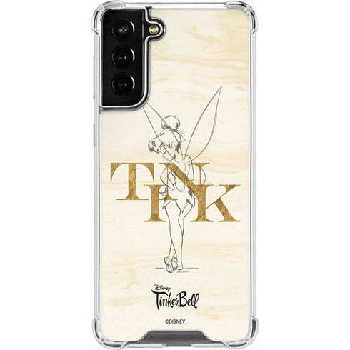 Disney Tinker Bell Tink Magic Pencil Art Galaxy S22 Plus Clear Case