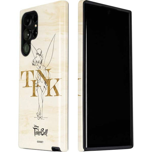 Disney Tinker Bell Tink Magic Pencil Art Galaxy S22 Ultra Pro Case