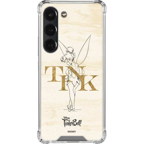 Disney Tinker Bell Tink Magic Pencil Art Galaxy S23 Clear Case
