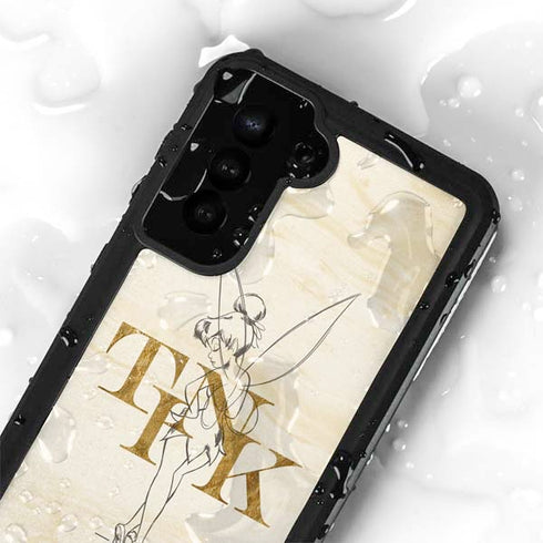 Disney Tinker Bell Tink Magic Pencil Art Galaxy S23 Waterproof Case