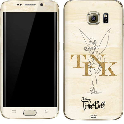 Disney Tinker Bell Tink Magic Pencil Art Galaxy S7 Edge Skin