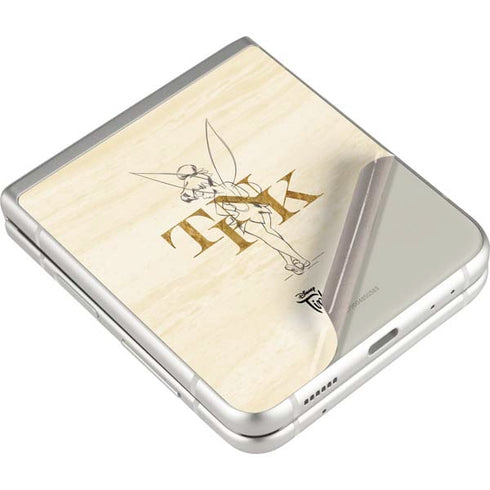 Disney Tinker Bell Tink Magic Pencil Art Galaxy Z Flip3 5G Skin