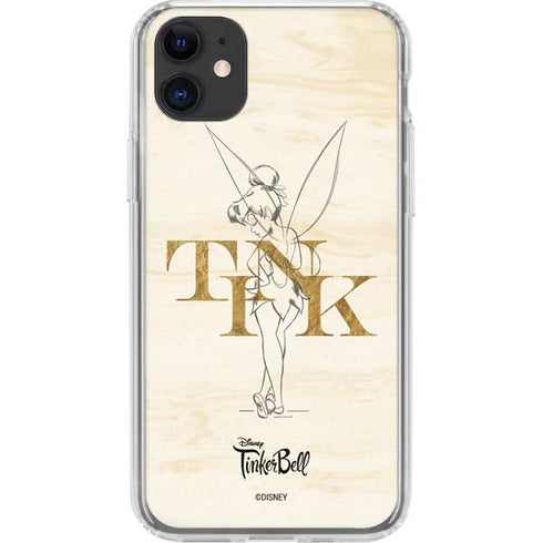 Disney Tinker Bell Tink Magic Pencil Art iPhone 11 Clear Case