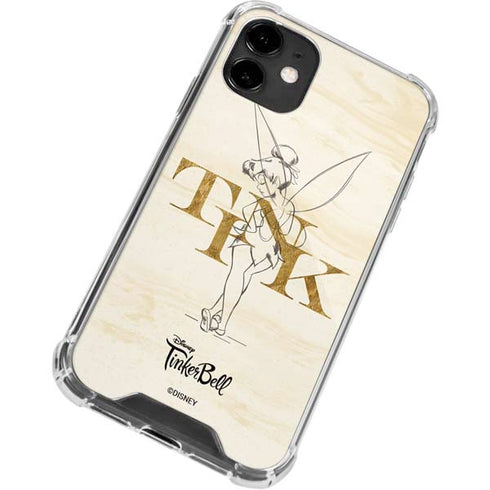Disney Tinker Bell Tink Magic Pencil Art iPhone 12 Clear Case
