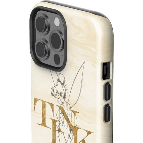 Disney Tinker Bell Tink Magic Pencil Art iPhone 15 Pro Max Impact Case