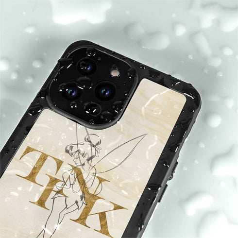 Disney Tinker Bell Tink Magic Pencil Art iPhone 14 Pro Max Waterproof Case