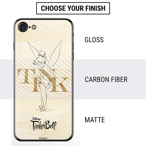 Disney Tinker Bell Tink Magic Pencil Art iPhone SE (2nd & 3rd Gen) Skin