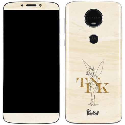 Disney Tinker Bell Tink Magic Pencil Art Moto E5 Plus Skin