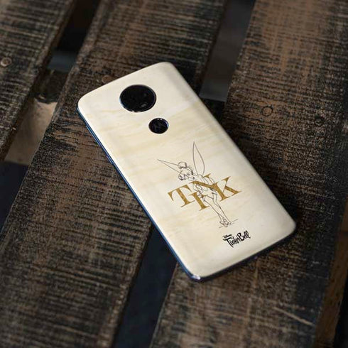 Disney Tinker Bell Tink Magic Pencil Art Moto E5 Plus Skin