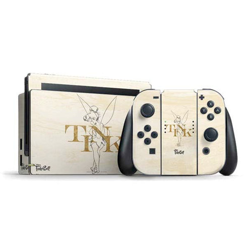 Disney Tinker Bell Tink Magic Pencil Art Nintendo Switch Bundle Skin