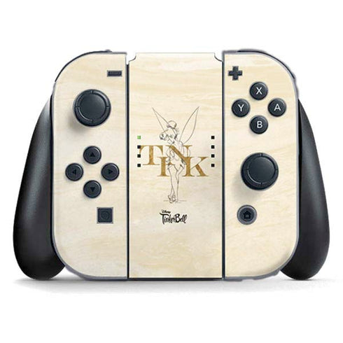 Disney Tinker Bell Tink Magic Pencil Art Nintendo Switch (2017-2021) Joy-Con Controller Skin