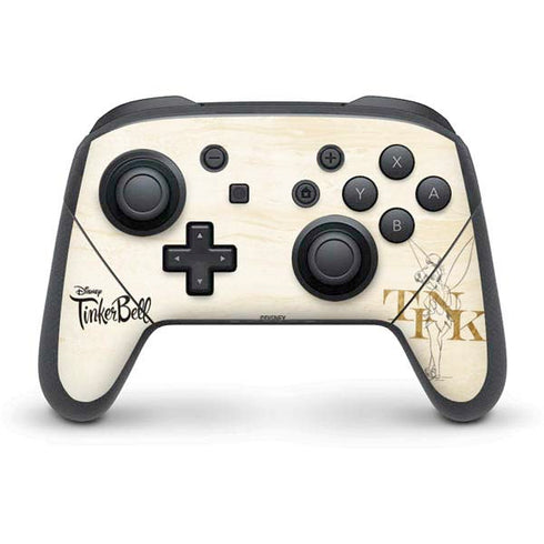 Disney Tinker Bell Tink Magic Pencil Art Nintendo Switch Pro Controller Skin