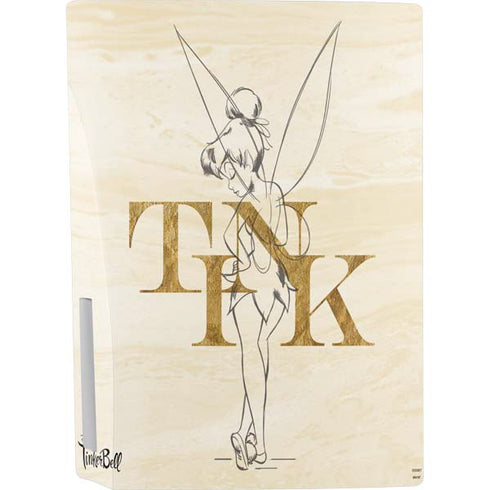 Disney Tinker Bell Tink Magic Pencil Art PS5 Console Skin