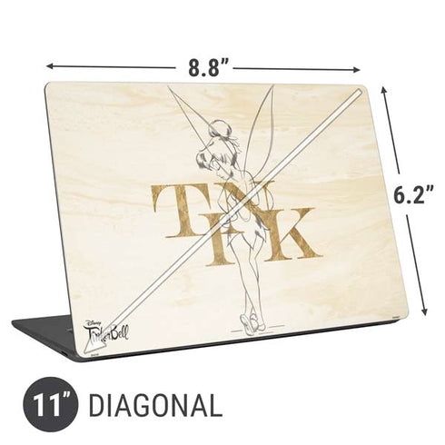 Disney Tinker Bell Tink Magic Pencil Art Universal Laptop 11in (8.8 x 6.2in) Skin