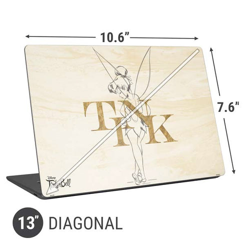 Disney Tinker Bell Tink Magic Pencil Art Universal Laptop 13in (10.6 x 7.6in) Skin