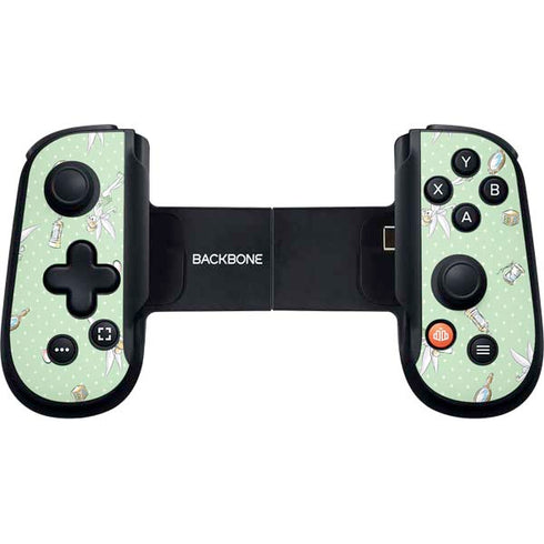 Disney Tinker Bell Trinkets Pattern Backbone One for iPhone Game Controller Skin