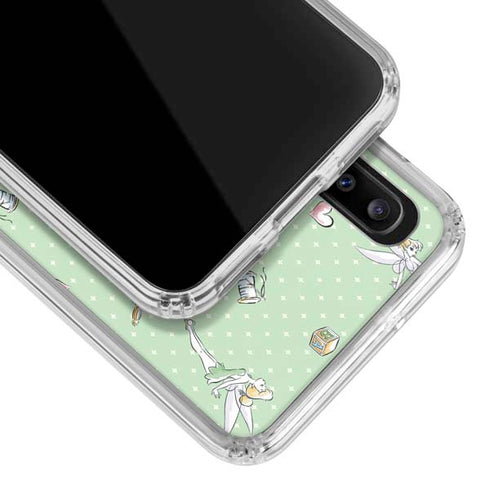 Disney Tinker Bell Trinkets Pattern Galaxy A30 Clear Case