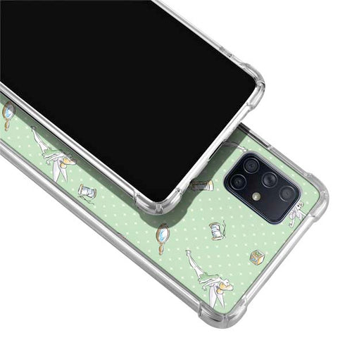 Disney Tinker Bell Trinkets Pattern Galaxy A51 5G Clear Case