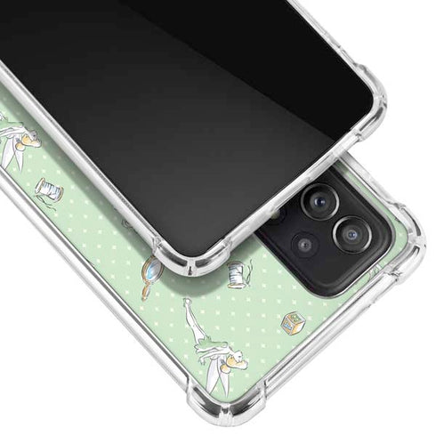 Disney Tinker Bell Trinkets Pattern Galaxy A52 5G Clear Case