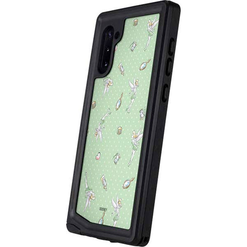 Disney Tinker Bell Trinkets Pattern Galaxy Note 10 Waterproof Case