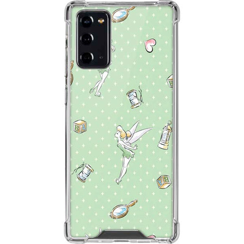 Disney Tinker Bell Trinkets Pattern Galaxy Note20 5G Clear Case