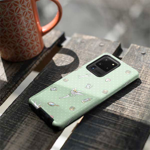 Disney Tinker Bell Trinkets Pattern Galaxy S20 Ultra 5G Pro Case