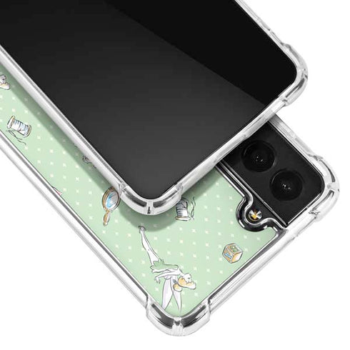 Disney Tinker Bell Trinkets Pattern Galaxy S21 5G Clear Case