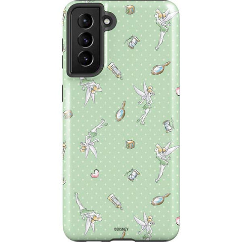 Disney Tinker Bell Trinkets Pattern Galaxy S21 Plus 5G Pro Case