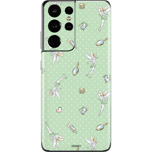 Disney Tinker Bell Trinkets Pattern Galaxy S21 Ultra 5G Skin