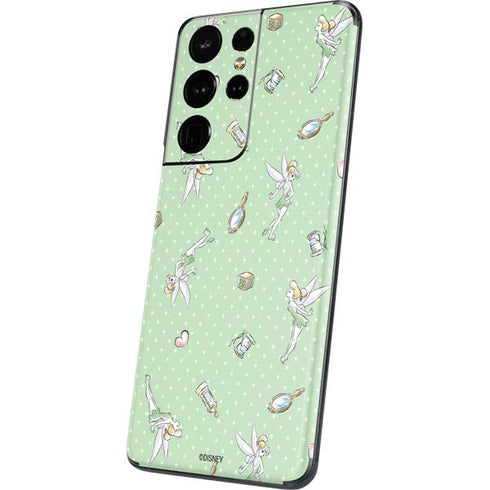 Disney Tinker Bell Trinkets Pattern Galaxy S21 Ultra 5G Skin