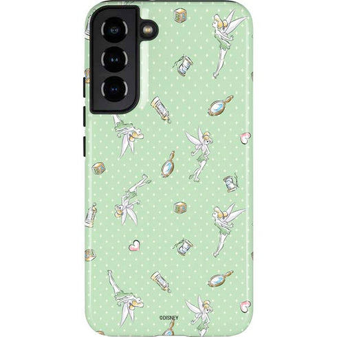 Disney Tinker Bell Trinkets Pattern Galaxy S22 Plus Pro Case