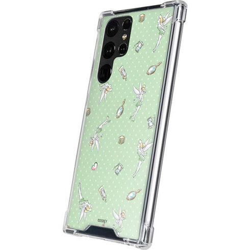Disney Tinker Bell Trinkets Pattern Galaxy S22 Ultra Clear Case