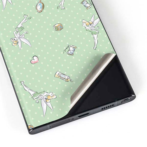 Disney Tinker Bell Trinkets Pattern Galaxy S22 Ultra Skin