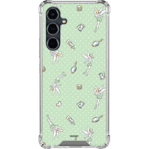 Disney Tinker Bell Trinkets Pattern Galaxy S23 FE Clear Case