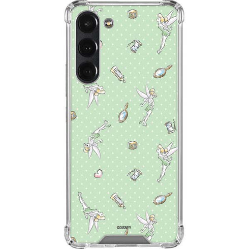 Disney Tinker Bell Trinkets Pattern Galaxy S23 Plus Clear Case