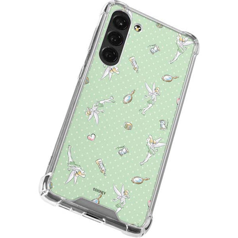Disney Tinker Bell Trinkets Pattern Galaxy S23 Plus Clear Case