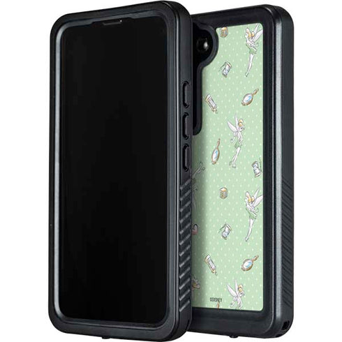 Disney Tinker Bell Trinkets Pattern Galaxy S23 Plus Waterproof Case