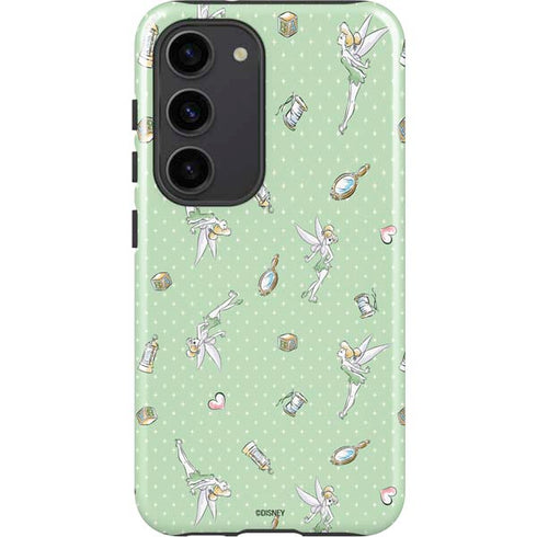 Disney Tinker Bell Trinkets Pattern Galaxy S23 Pro Case