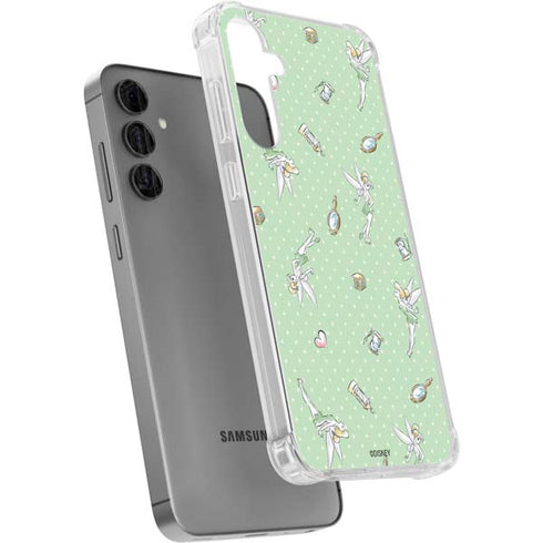 Disney Tinker Bell Trinkets Pattern Galaxy S24 Plus Clear Case