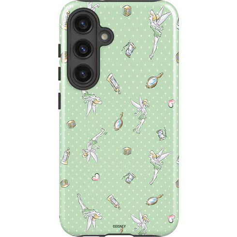 Disney Tinker Bell Trinkets Pattern Galaxy S24 Plus Impact Case