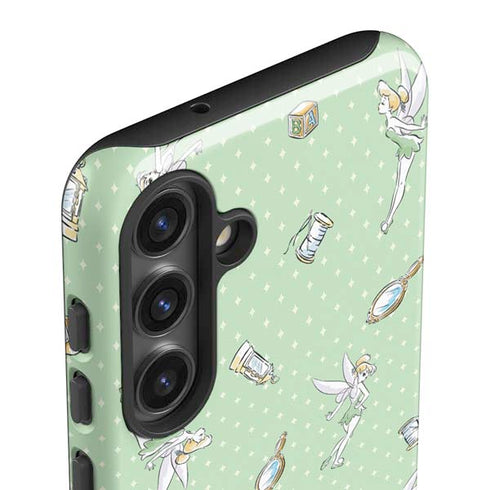 Disney Tinker Bell Trinkets Pattern Galaxy S24 Plus Impact Case