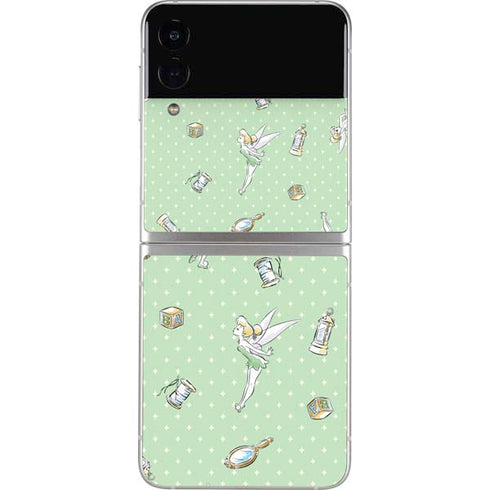 Disney Tinker Bell Trinkets Pattern Galaxy Z Flip3 5G Skin