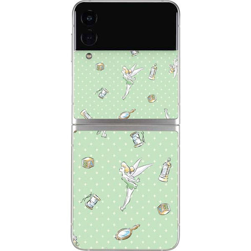 Disney Tinker Bell Trinkets Pattern Galaxy Z Flip4 5G Skin